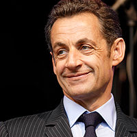 Une photographie de Nicolas Sarkozy, actuel Président de la République.
