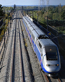 Photographie d’un TGV Duplex.